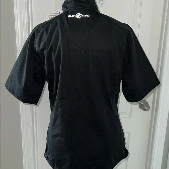 Glen Echo Golf Stretch Tech Water Repellent  Half Sleeve Shirt/Jacket Size S - Picture 3 of 11